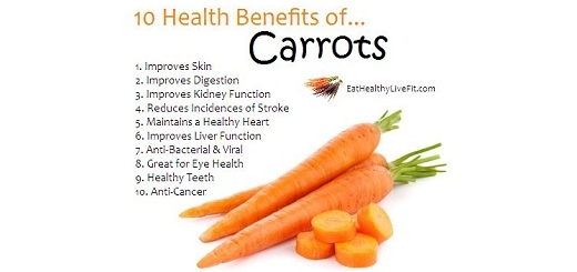 مزایای بهداشت هویج
