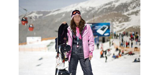 بی حجابی و بد حجابی زنان و دختران در پیست های اسکی