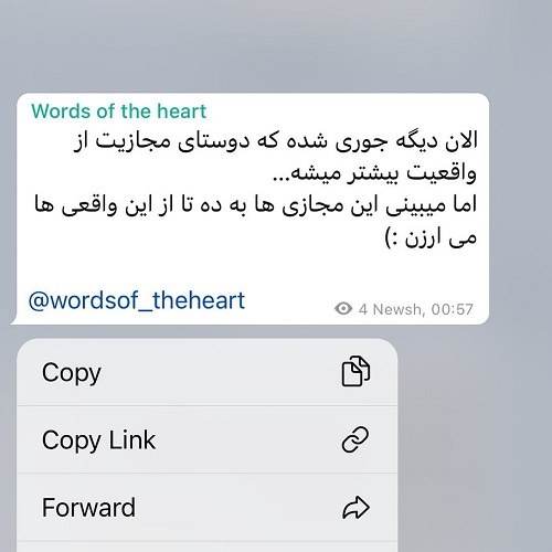 عکس نوشته درباره معرفت دوست مجازی