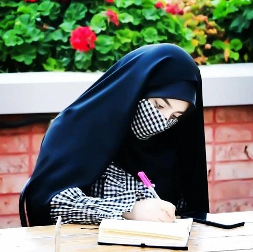 پروفایل دختر چادری با ماسک