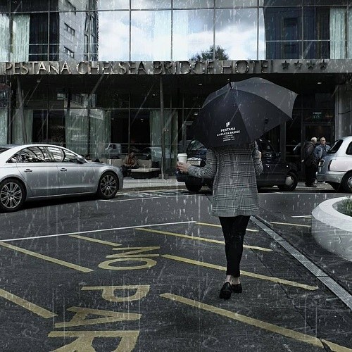 عکس نوشته روزهای بارانی