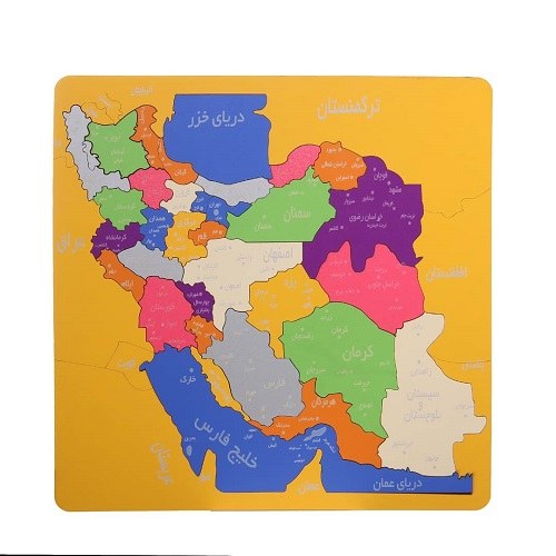 عکس از نقشه ایران