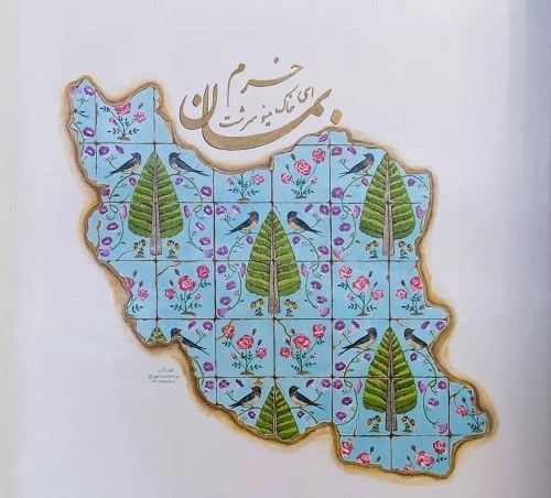 عکس نقشه ایران در زمان هخامنشیان