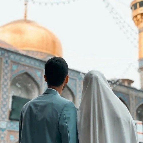 عکس دونفره عاشقانه با حجاب