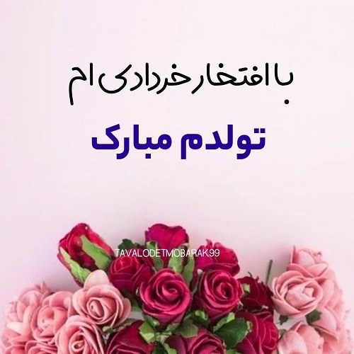 عکس تولدم مبارک برای وضعیت واتساپ خرداد ماهی