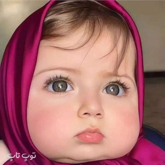 عکس دختر کوچک با حجاب