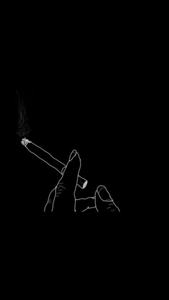 استوری سیاه واتساپ سیگار
