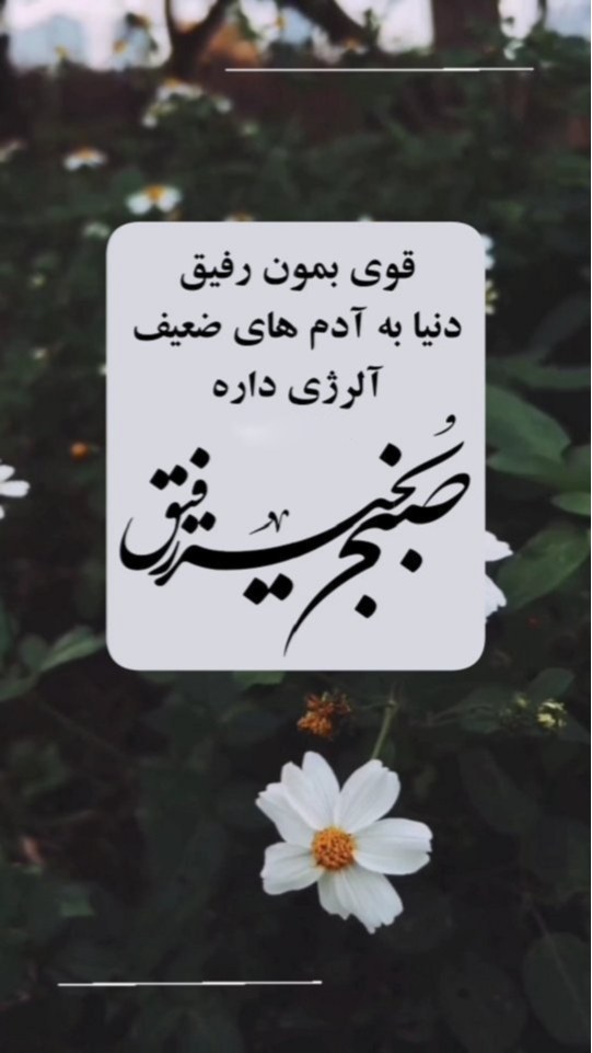 شعر صبح بخیر زیبا