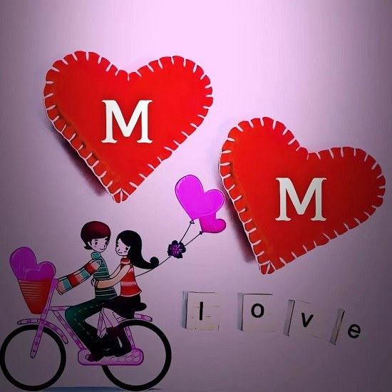عکس خوشگل و عاشقانه حرف m و m باهم