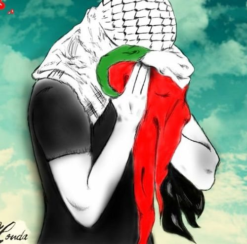 نقاشی فلسطین ساده