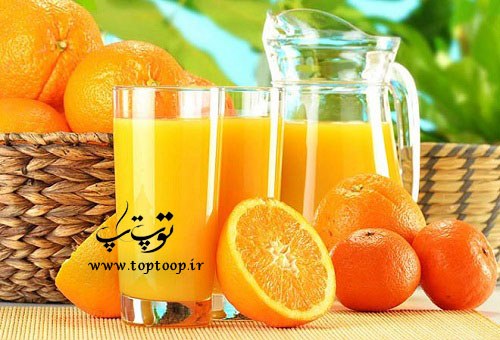 آب پرتقال های سالم