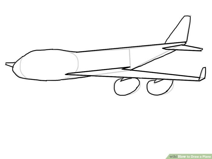 رسم تمام بدنه هواپیما