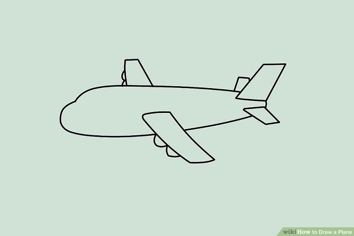 رسم موتور هواپیما