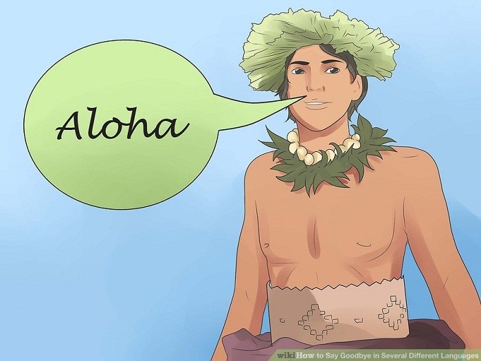 خداحافظی به زبان هاوایی