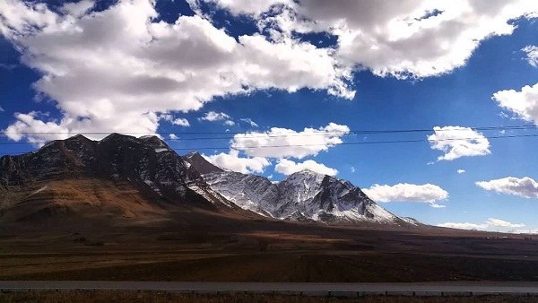 نمای زیبا از شهر داران