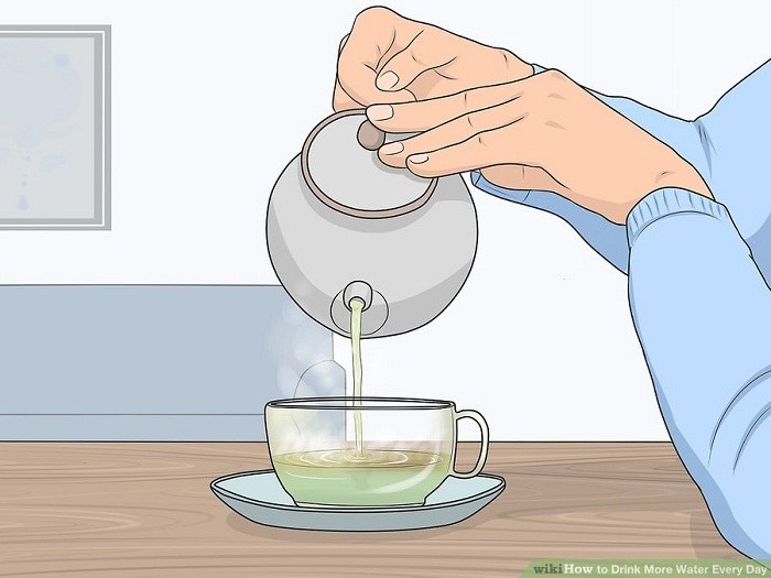 یک یا دوبار در روز یک فنجان چای شیرین دم کنید