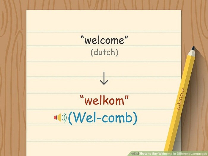 خوش آمدگویی به زبان هلندی