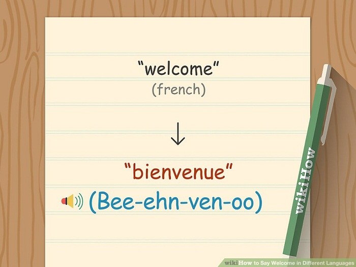 خوش آمدگویی به فرانسوی