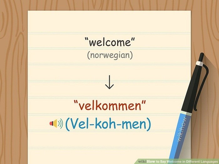 خوش آمد گفتن به زبان نروژی