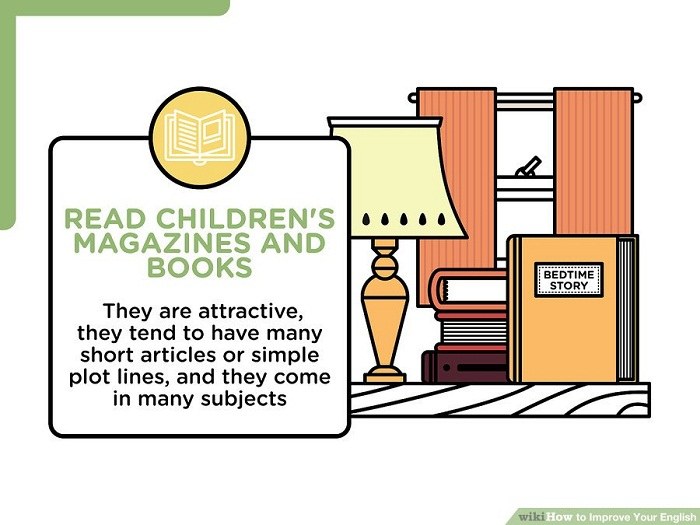 مطالعه کتاب و مجلات مربوط به کودکان