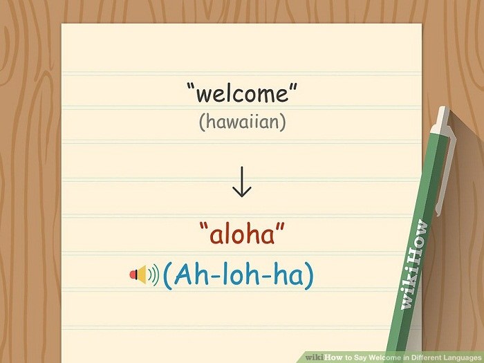 خوش آمدگویی به زبان هاوایی