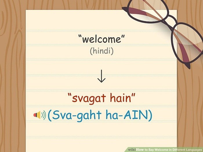 خوش آمدگویی به زبان هندی