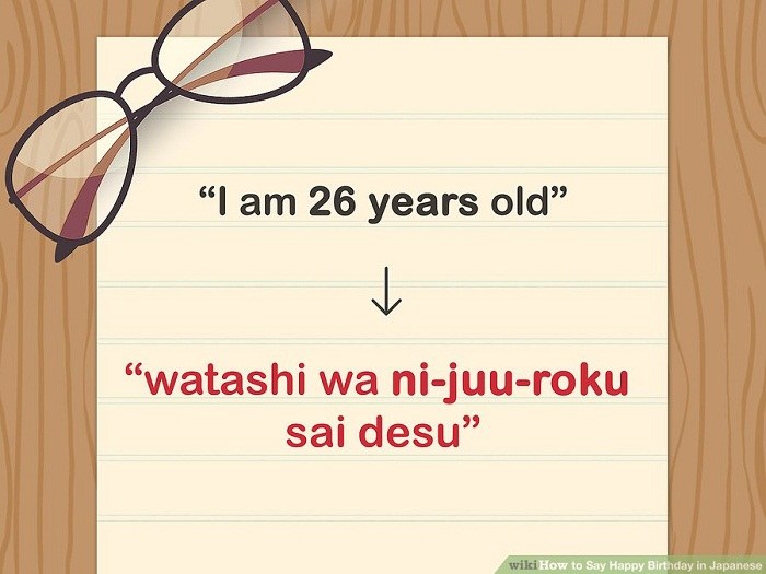 گفتن چند سالته با زبان ژاپنی