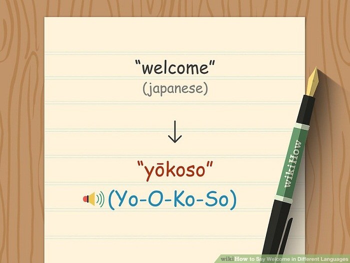 خوش آمدگویی به زبان ژاپنی