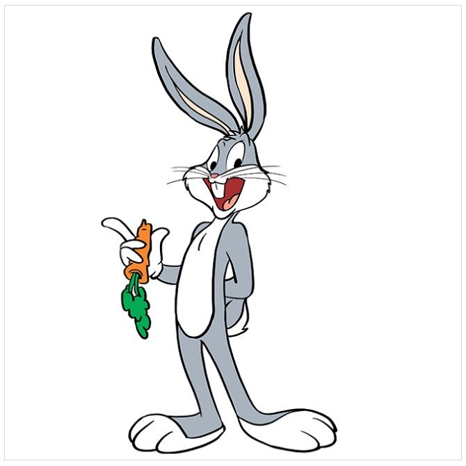 رنگ آمیزی نقاشی خرگوش بوگز