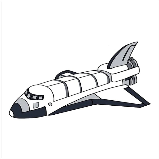 رنگ آمیزی شاتل فضایی