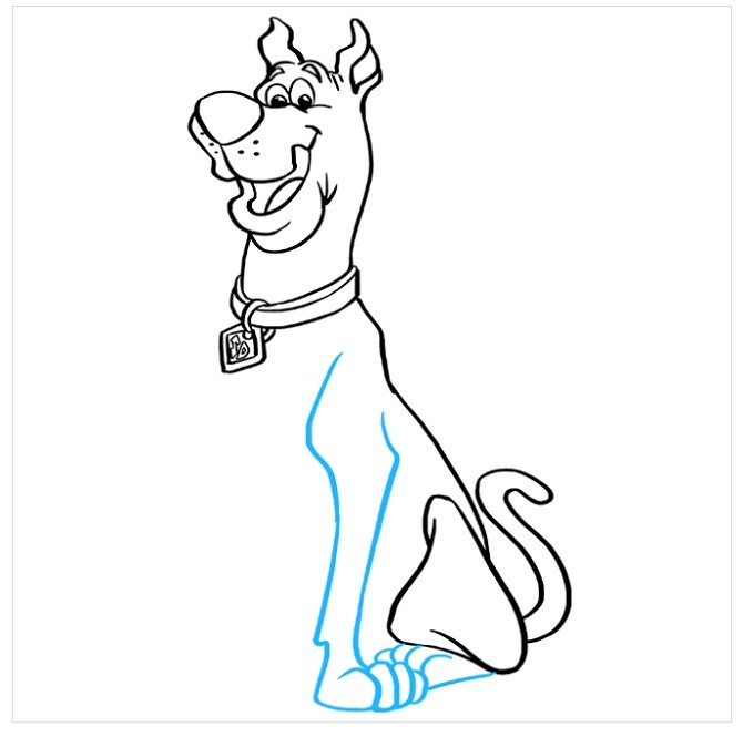آموزش ساده نقاشی توله سگ مرحله ششم