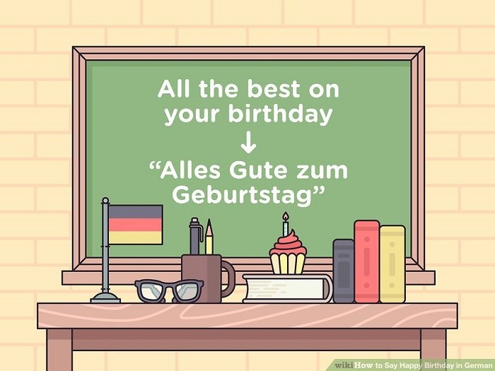 تبریک تولد به زبان آلمانی