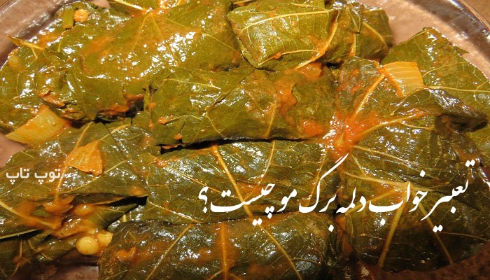 تعبیر خواب دلمه برگ مو چیست؟
