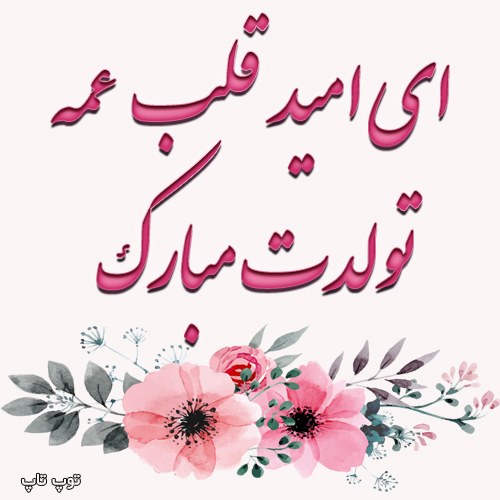 عکس نوشته عزیز دل عمه تولدت مبارک