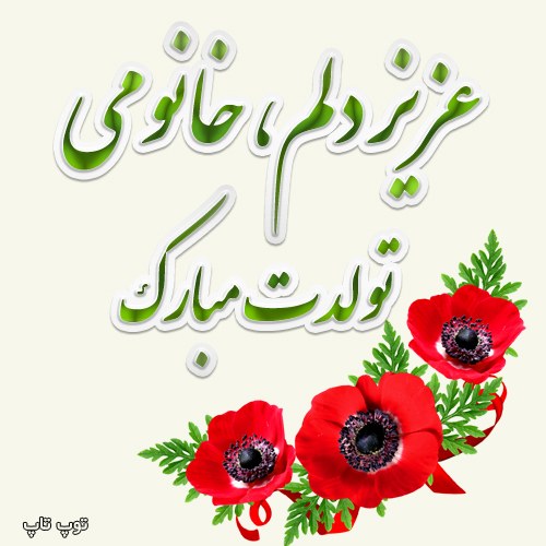 عکس نوشته و متن برای تبریک تولد برادرزاده دختر