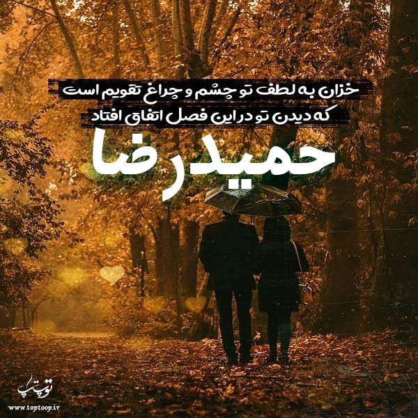 عکس نوشته نام حمیدرضا