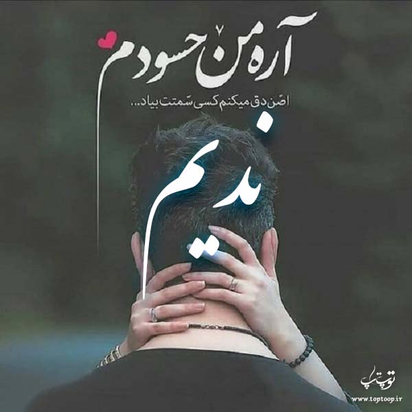 عکس نوشته با اسم ندیم