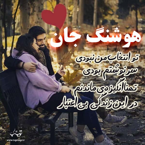 عکس نوشته با نام هوشنگ