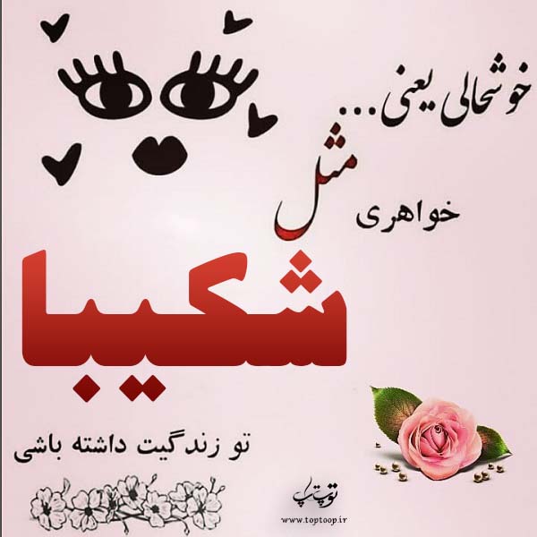 عکس نوشته در مورد اسم شکیبا