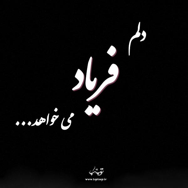 عکس نوشته دلم فریاد می خواهد