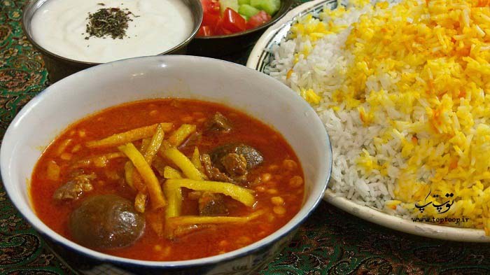 جا افتادن خورش قیمه جا افتادن خورش قیمه