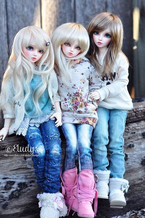 عکس عروسک دخترونه سه نفره