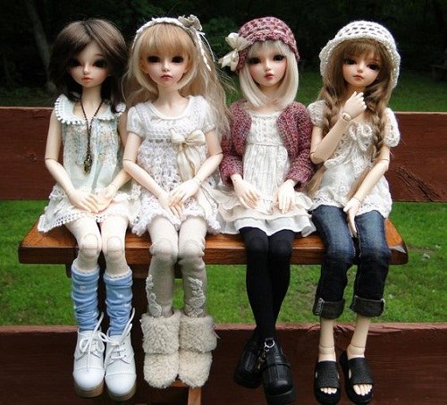 عکس عروسک دخترونه چهار نفره