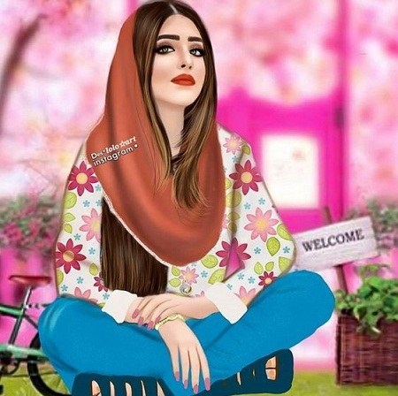 عکس دخترانه برای پروفایل واتساپ