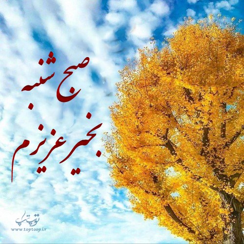 عکس نوشته صبح شنبه بخیر عاشقانه