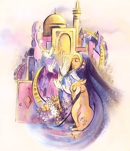 زیباترین نقاشی امام رضا