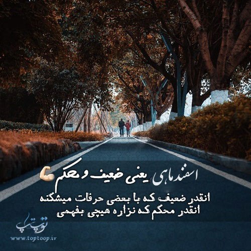 عکس نوشته اسفند ماهی یعنی