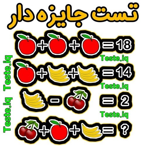 عکس معما دار میوه ها