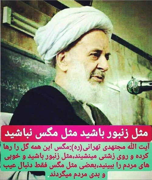 عکس نوشته پروفایل مجتهدی تهرانی