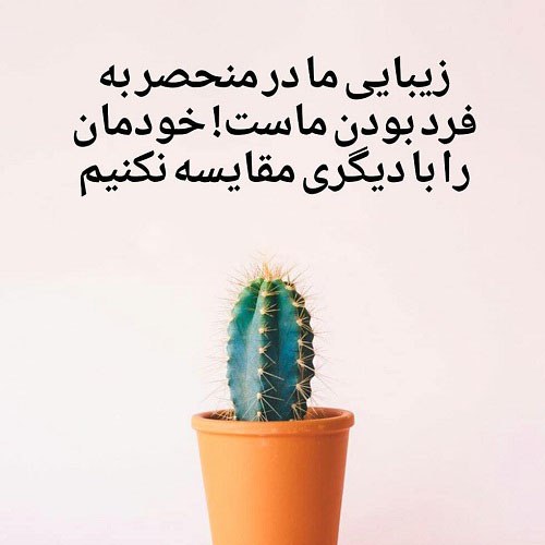 عکس نوشته مقایسه زندگی